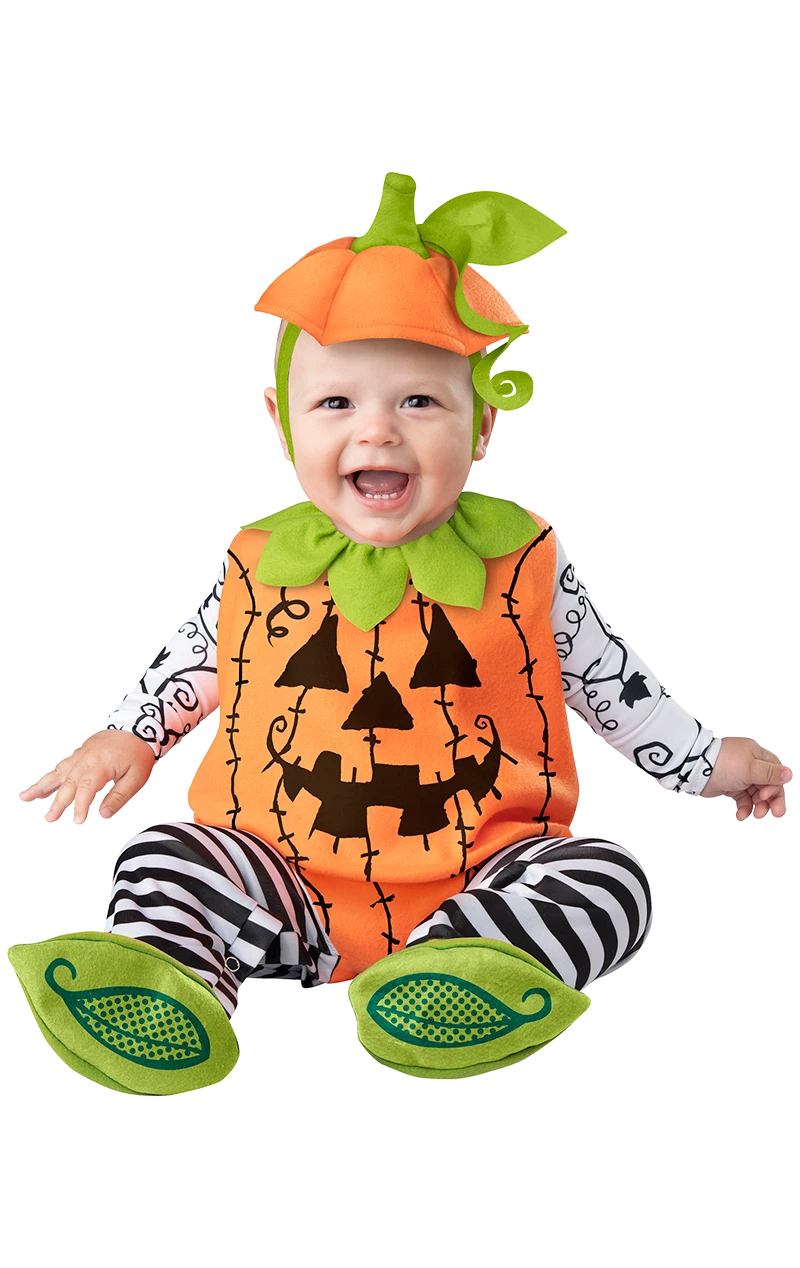 Baby Jack-O-Lantern Halloween Costume 3 Baby Jack-O-Lantern Halloween Costume
