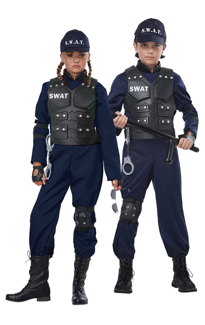 Kids SWAT Police Costume 5 Kids SWAT Police Costume - Image 3