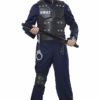 Kids SWAT Police Costume -Masquerade Costumes 00030426p