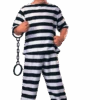 Kids Convict Costume 2 Kids Convict Costume -Masquerade Costumes 00031639p