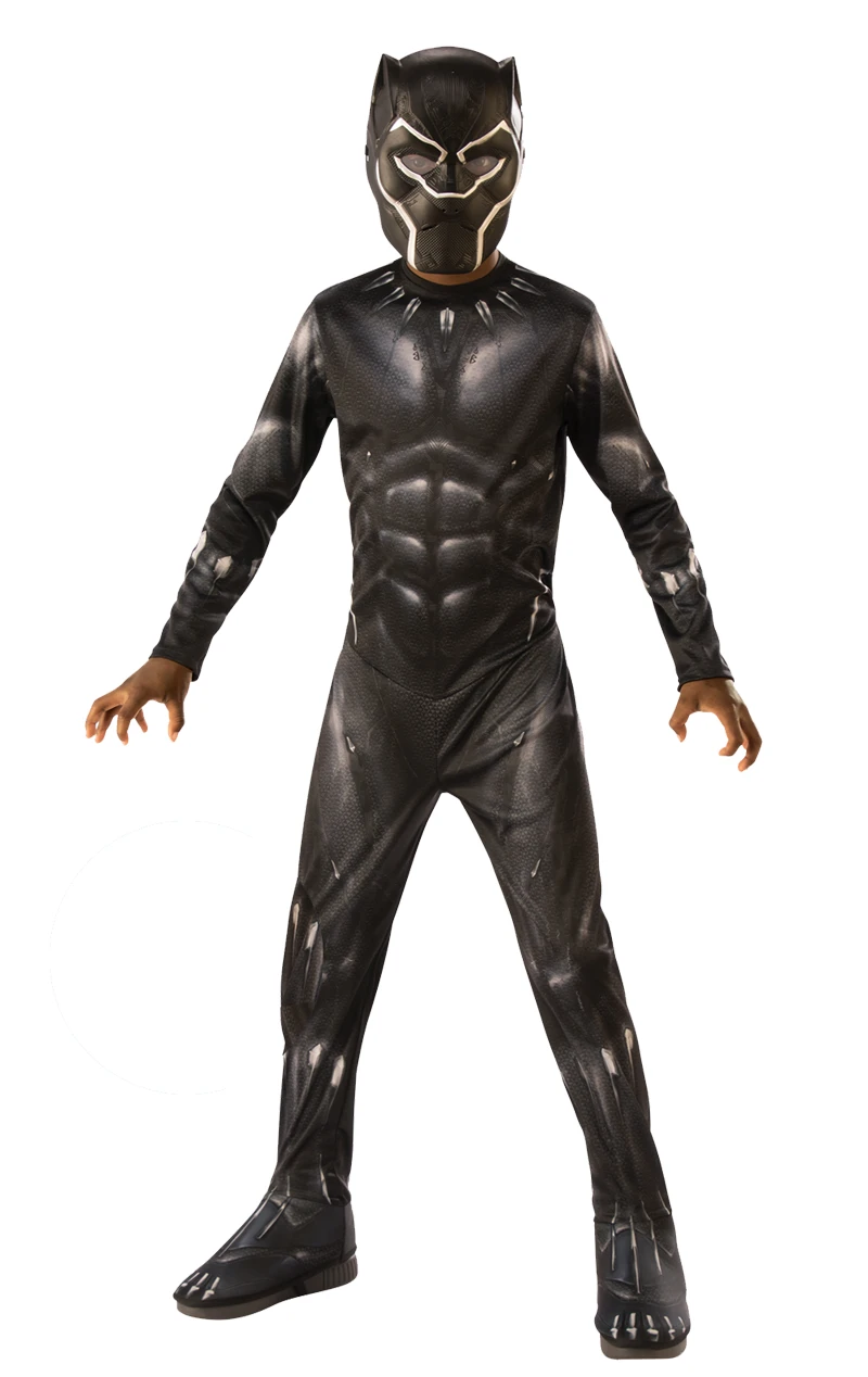 Childrens Black Panther Costume 3 Childrens Black Panther Costume