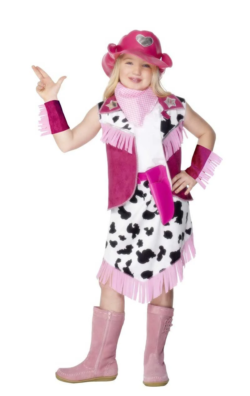 Smiffys Kids Rodeo Cowgirl Costume 4 Smiffys Kids Rodeo Cowgirl Costume - Image 2