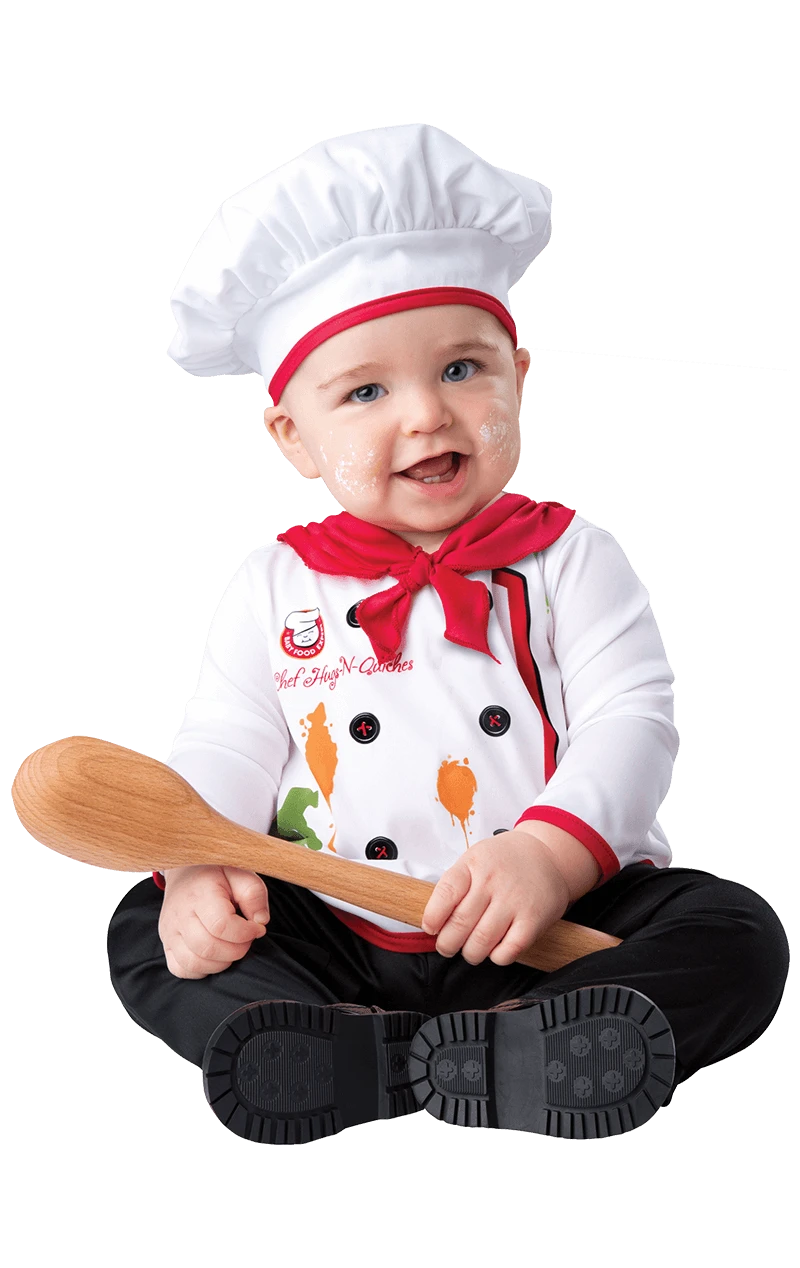 Chef Baby Costume 3 Chef Baby Costume