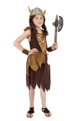 Smiffys Kids Viking Girl Costume