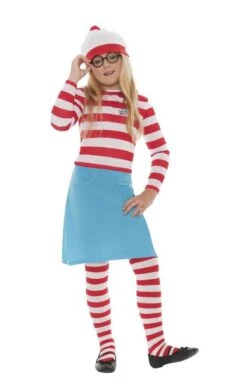 Smiffys Girls Wenda Wheres Wally Costume