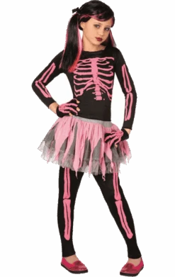 Palmer Childrens Pink Skeleton Costume