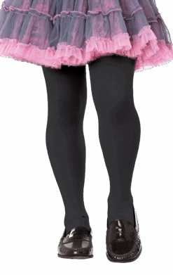 LEG AVENUE Kids Black Tights Accessory