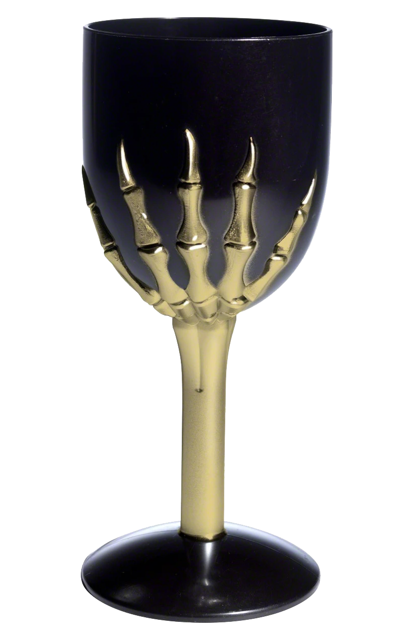 Smiffys Black Gothic Wine Glass 3 Smiffys Black Gothic Wine Glass