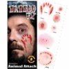 Animal Attack Gorywood Temporary Tattoos 1 Animal Attack Gorywood Temporary Tattoos -Masquerade Costumes 00040225p