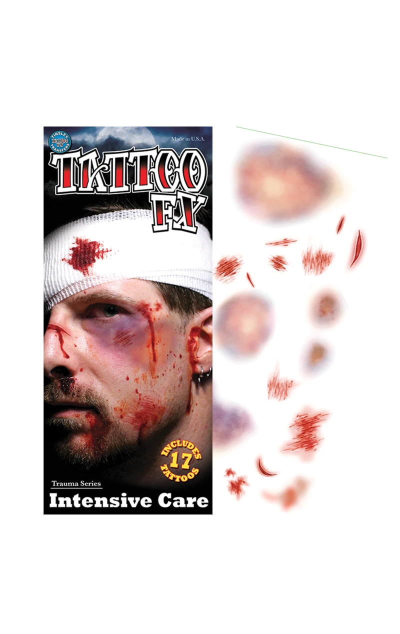 Intensive Care Temporary Tattoos Accessory 3 Intensive Care Temporary Tattoos Accessory