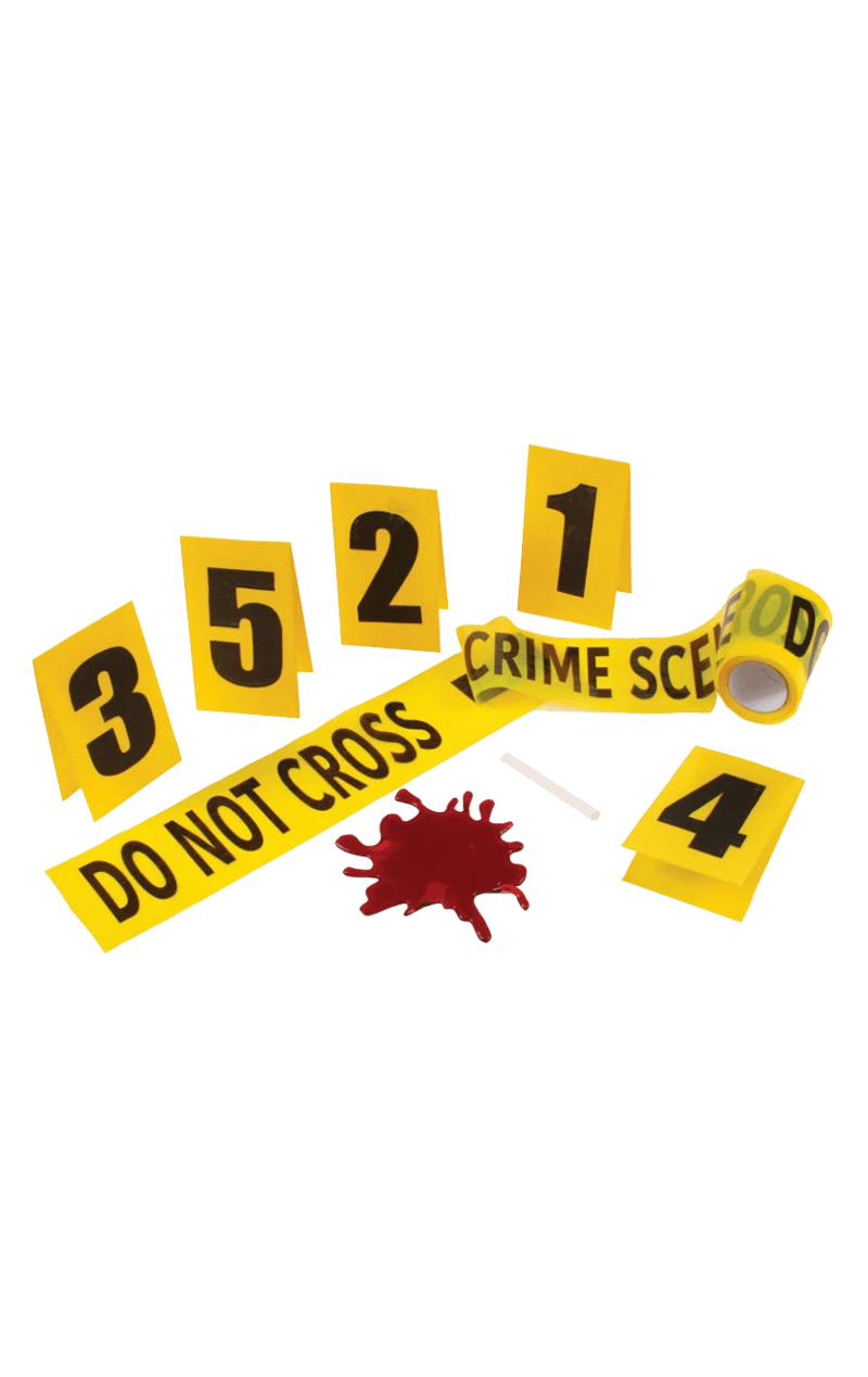 Fun World Crime Scene Halloween Kit 3 Fun World Crime Scene Halloween Kit