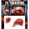Gouged 3D FX Transfer Tattoo -Masquerade Costumes 00040526p