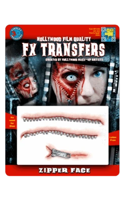 Zipper Face 3D FX Transfers Accessory