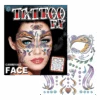 Carnival Face Temporary Tattoo 1 Carnival Face Temporary Tattoo -Masquerade Costumes 00040575p
