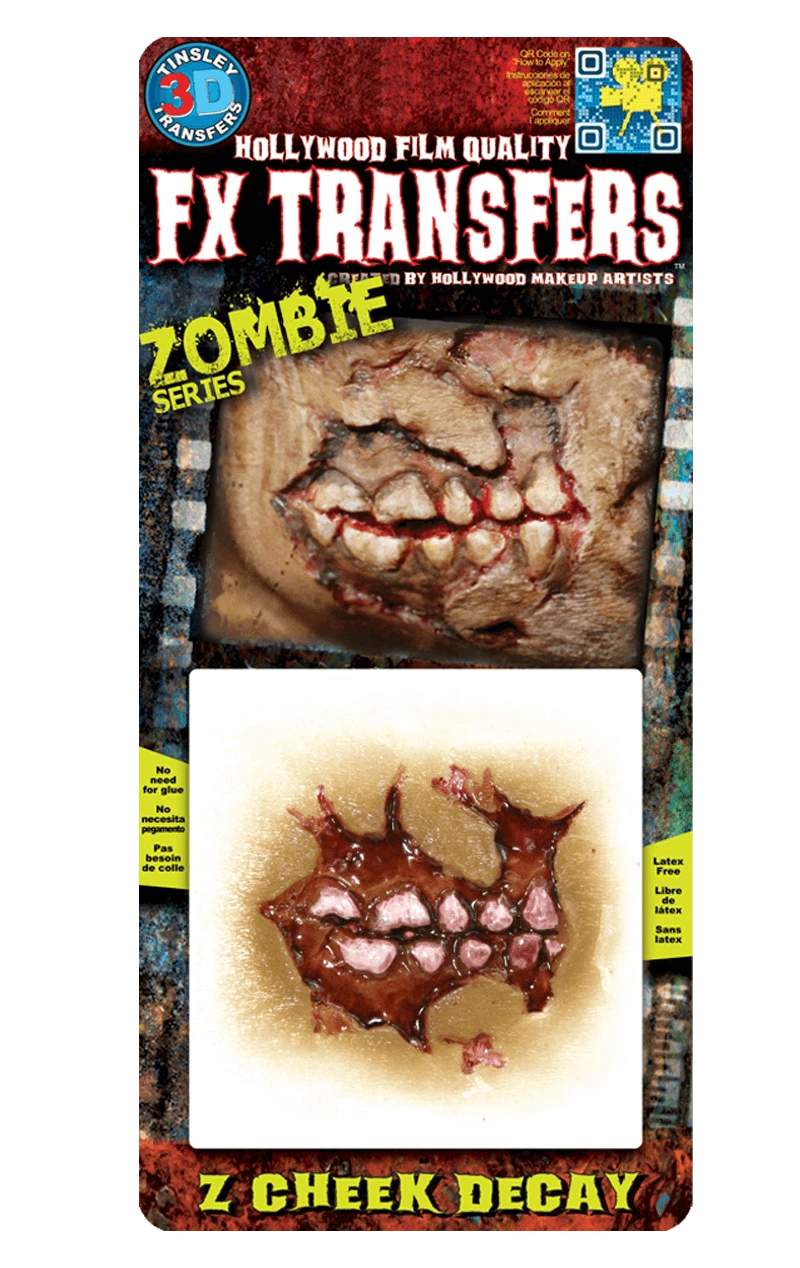 Zombie Cheek Decay FX Transfer 3 Zombie Cheek Decay FX Transfer