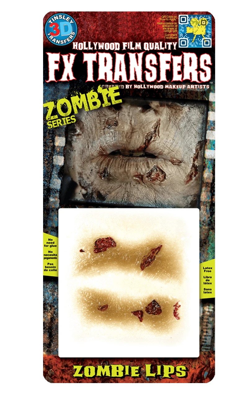 Zombie Scabby Lips FX Transfer 3 Zombie Scabby Lips FX Transfer