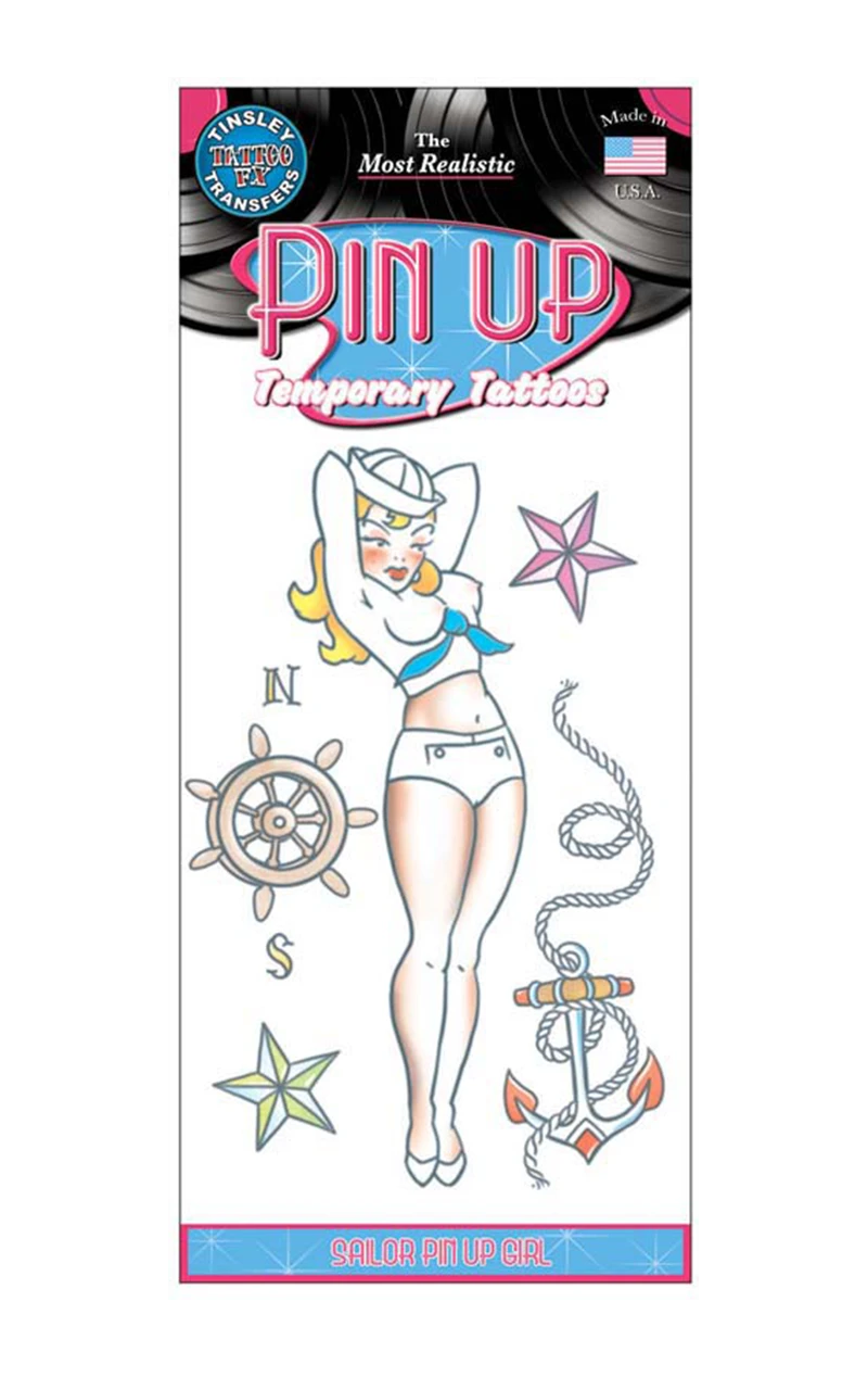 Sailor Pin Up Tattoo Transfer 3 Sailor Pin Up Tattoo Transfer