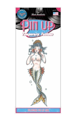 Mermaid Pin Up Tattoo Transfer