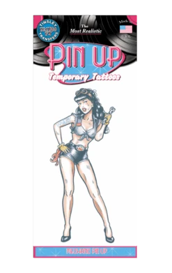 Mechanic Pin Up Tattoo Transfer