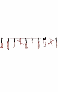 AMSCAN Bloody Weapon Garland Bunting