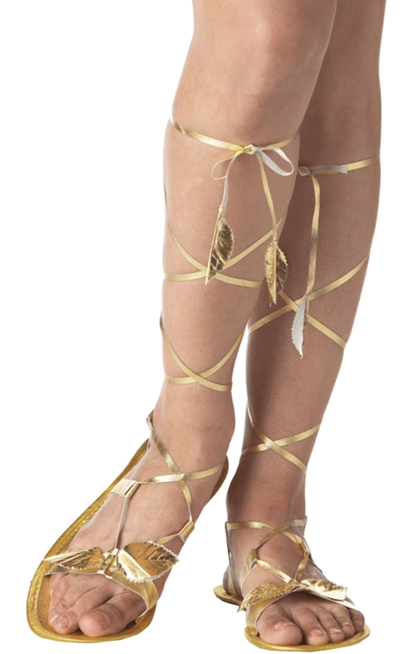 Adult Golden Goddess Sandals 3 Adult Golden Goddess Sandals