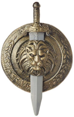 Adult Gladiator Combat Shield And Sword Accessory
