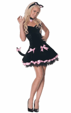 Womens Flirty Feline Cat Costume