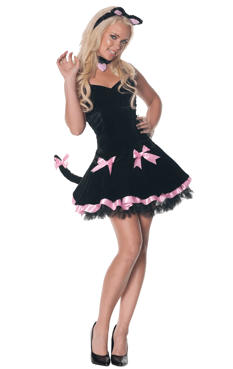 Womens Flirty Feline Cat Costume 3 Womens Flirty Feline Cat Costume