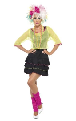 Smiffys Womens 80s Girl Costume