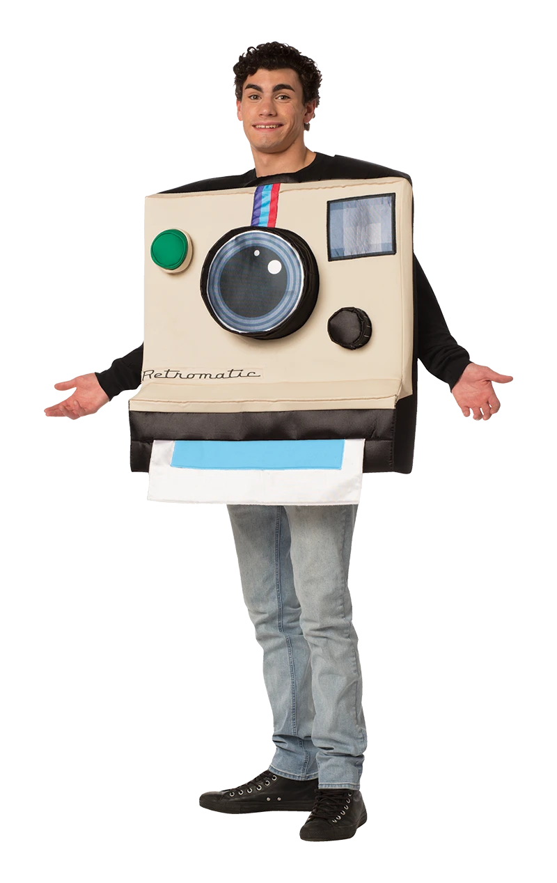 Retro Polaroid Camera Costume 3 Retro Polaroid Camera Costume