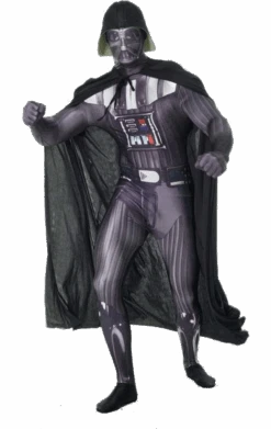 Mens Darth Vader Morphsuit 5 Mens Darth Vader Morphsuit -Masquerade Costumes 00090418a01