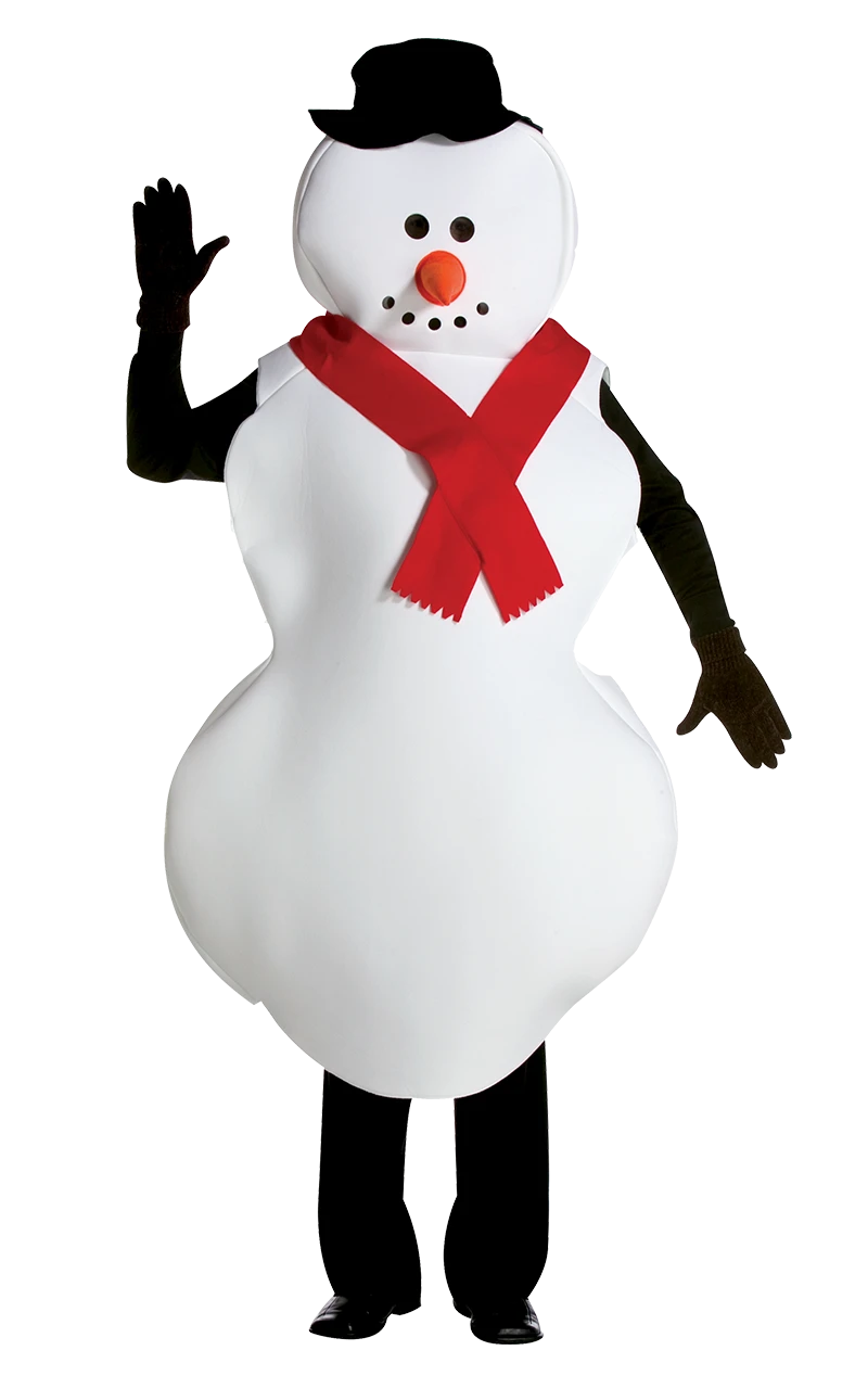 Adult Frosty Snowman Costume 3 Adult Frosty Snowman Costume