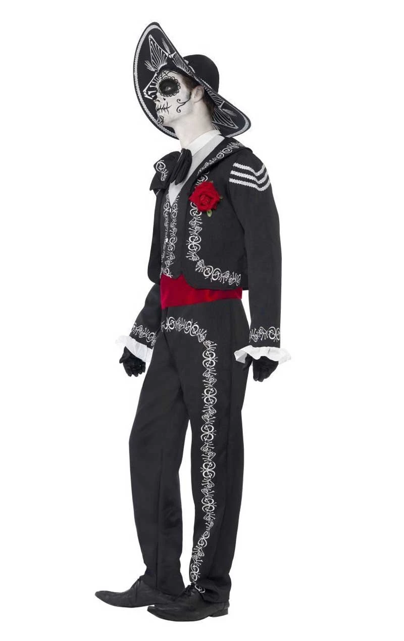 Smiffys Mens Day Of The Dead Senor Bones Costume 4 Smiffys Mens Day Of The Dead Senor Bones Costume - Image 2
