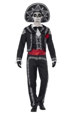 Smiffys Mens Day Of The Dead Senor Bones Costume
