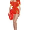 Smiffys Baywatch Costume Official Bodysuit -Masquerade Costumes 00095250p