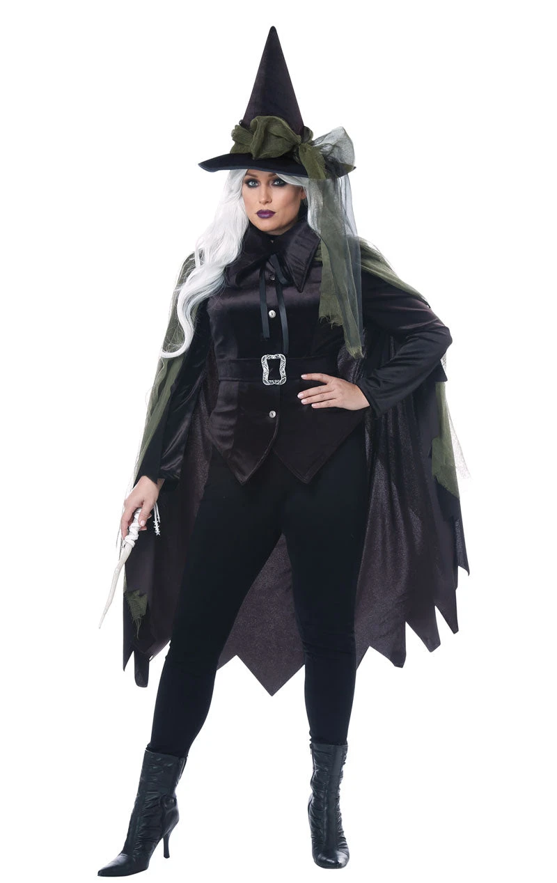 GENERIC Womens Plus Size Gothic Witch Costume 4 GENERIC Womens Plus Size Gothic Witch Costume - Image 2