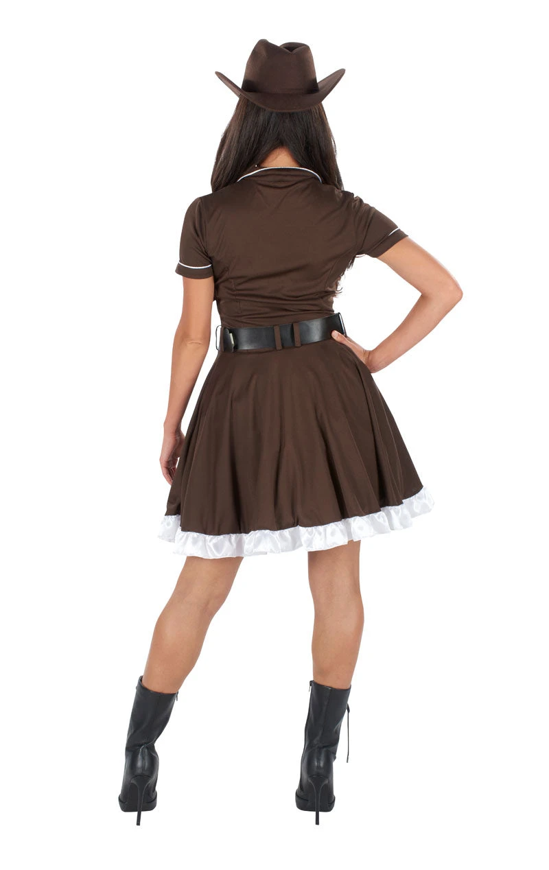 GENERIC Adult Western Cowgirl Costume 4 GENERIC Adult Western Cowgirl Costume - Image 2
