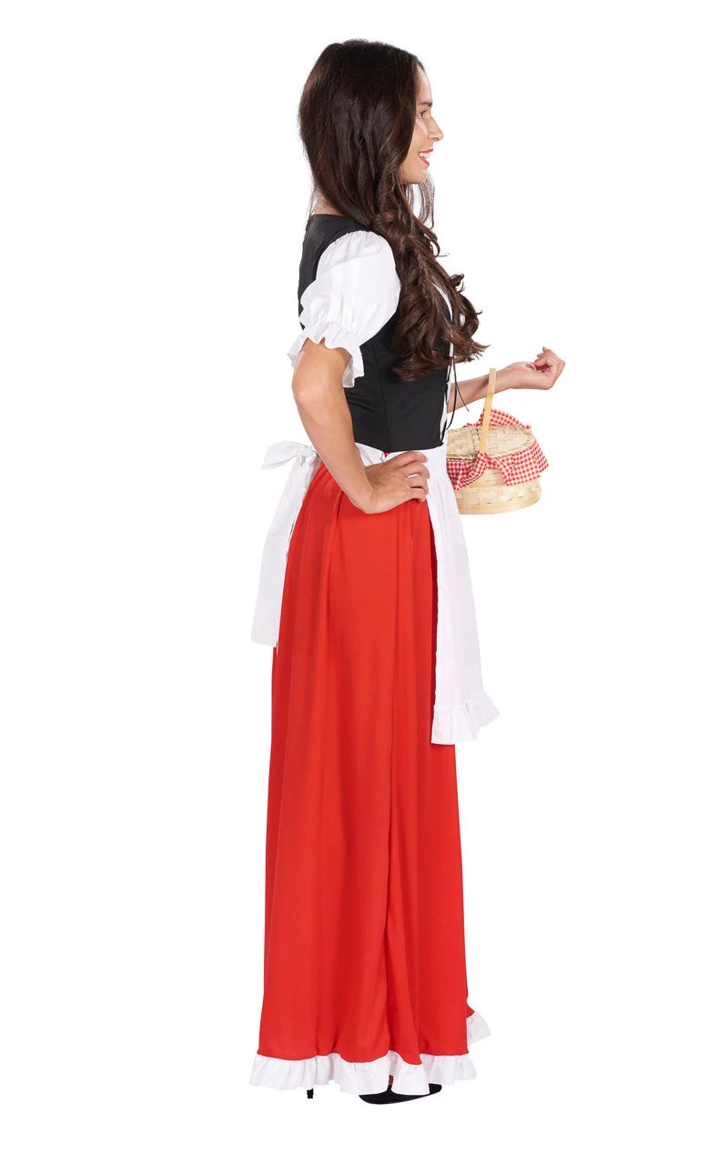 Ladies Red Riding Hood Outfit 4 Ladies Red Riding Hood Outfit - Image 2