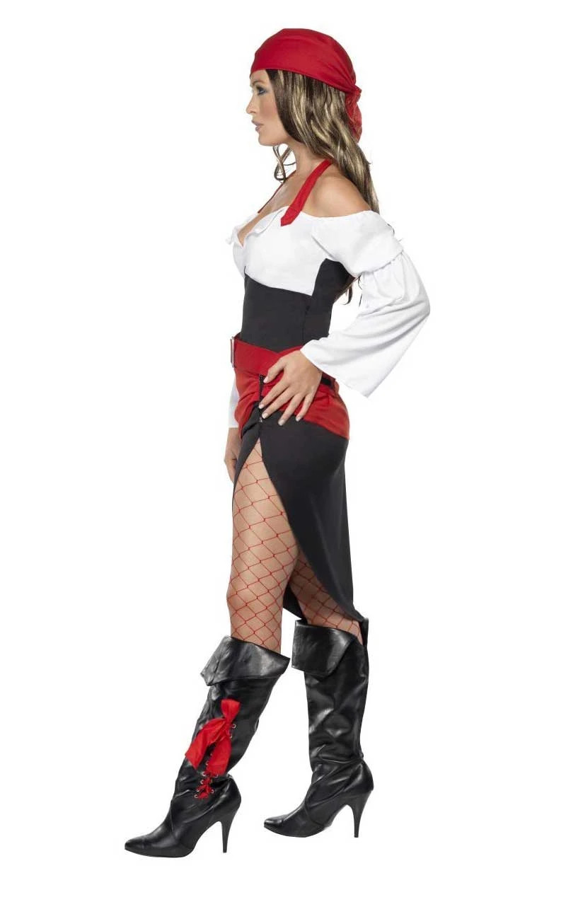 Smiffys Adult Sassy Pirate Costume 4 Smiffys Adult Sassy Pirate Costume - Image 2