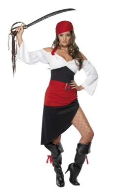 Smiffys Adult Sassy Pirate Costume