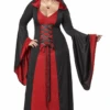 Womens Plus Size Red Hooded Robe Costume