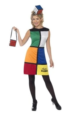 Smiffys Womens Rubiks Cube Costume