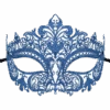 GENERIC Blue Glitter Masquerade Mask -Masquerade Costumes 32006022p