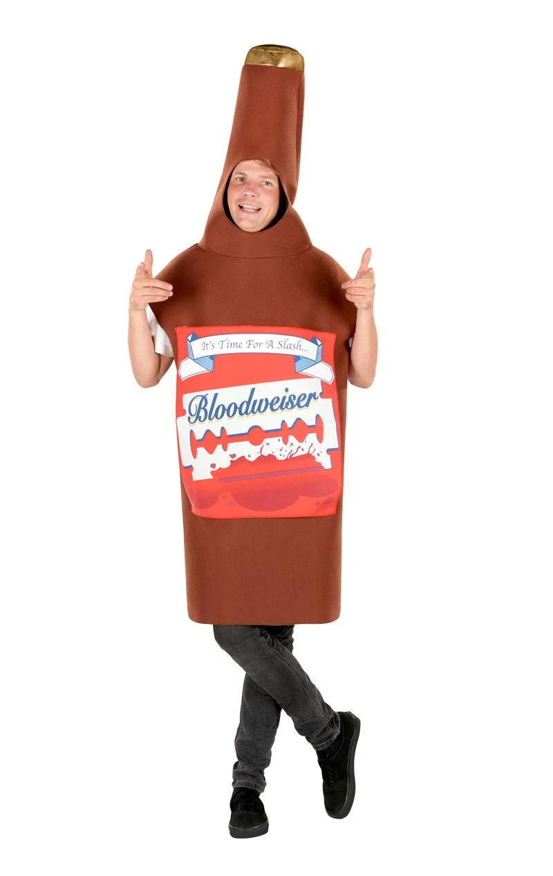 GENERIC Adult Bloodwiser Beer Bottle Costume 3 GENERIC Adult Bloodwiser Beer Bottle Costume