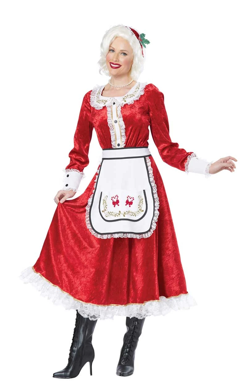 GENERIC Adult Classic Mrs. Claus Costume 3 GENERIC Adult Classic Mrs. Claus Costume