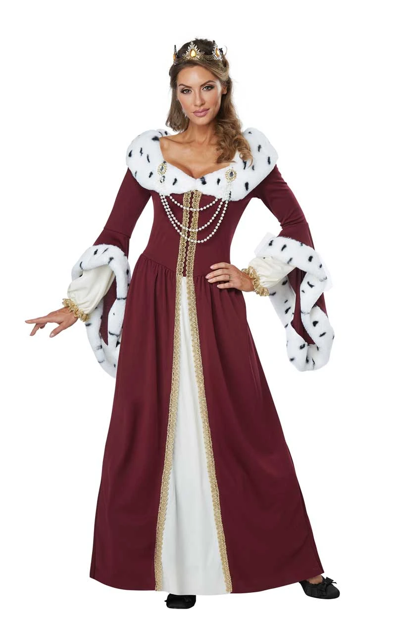 GENERIC Adult Storybook Queen Costume 4 GENERIC Adult Storybook Queen Costume - Image 2