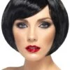 Smiffys Black Short Babe Wig
