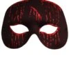 GENERIC Black And Red Blood Masquerade Facepiece -Masquerade Costumes black and red blood masquerade facepiece 373322