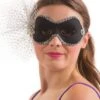 GENERIC Black And Silver Masquerade Facepiece -Masquerade Costumes black and silver masquerade facepiece 700362