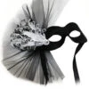 GENERIC Black & White Masquerade Facepiece -Masquerade Costumes black white masquerade facepiece 439581